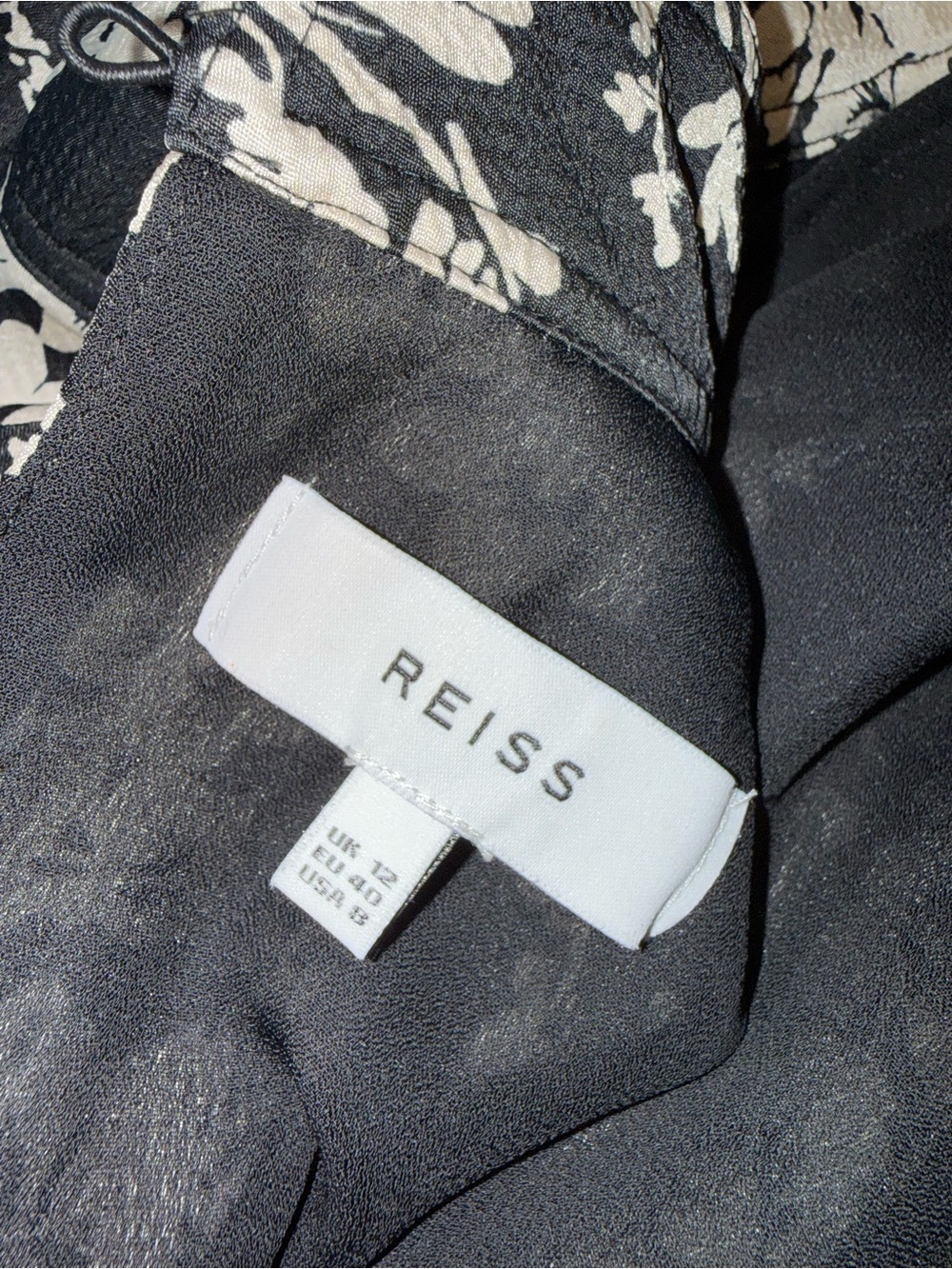 Reiss Briella Floral Printed Midi Dress – Size US 8 - Picture 6 of 8